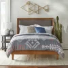 Queen Shaye Upholstered And Rustic Wood Bed - Buylateral -FURNITURE STORE GUEST 0683d790 783a 4402 a934 b0d468f542f3