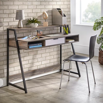 Sahana Desk Black/Driftwood - Buylateral 3 Sahana Desk Black/Driftwood - Buylateral