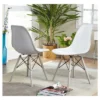 Set Of 2 Elba Dining Chairs White/Gray - Buylateral -FURNITURE STORE GUEST 0d29f304 e3e4 42f7 9d64 a7dd3a81f32e