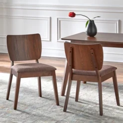 7Pc Bernard Mid-Century Dining Set Walnut - Buylateral -FURNITURE STORE GUEST 0e962bc4 6ecf 47d0 bb1d 3157346d802a