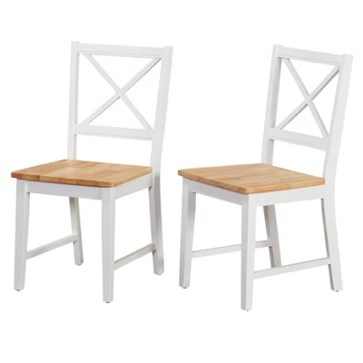 5pc Virginia Dining Set Wood/White - Buylateral 7 5pc Virginia Dining Set Wood/White - Buylateral - Image 5