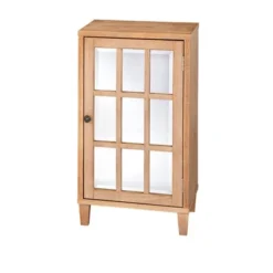 Matteo Rustic Mirrored Door Natural Side Cabinet - Lifestorey -FURNITURE STORE GUEST 1096136a 2661 45ff 8eb7 710b51c9c502