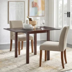 3pc Estelle Drop Leaf Dining Set - Buylateral