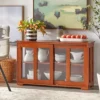 Pacific Stackable Cabinet With Sliding Glass Doors Walnut - Buylateral -FURNITURE STORE GUEST 16379b0d 1012 4f14 b755 89707a8b4dea