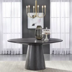 North Bay Round Dining Table Black - Buylateral