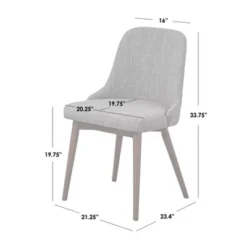 Buylateral Set Of 2 Saville Mid Century Modern Dining Chairs -FURNITURE STORE GUEST 1ea1e6b6 5d57 418c b344 fd7deea785f3