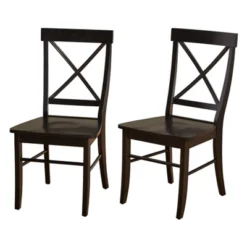 Set Of 2 Albury Cross Back Dining Chairs - Buylateral -FURNITURE STORE GUEST 1f5bea8d 020b 474a 8cff d4e8c96dcffc