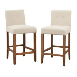 24" Set Of 2 Crawford Counter Height Barstools - Buylateral -FURNITURE STORE GUEST 20a14bf2 cfac 4545 830e 69c1f75b45f2