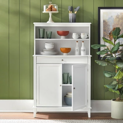 Farmhouse Buffet And Hutch White - Buylateral 4 Farmhouse Buffet And Hutch White - Buylateral - Image 2