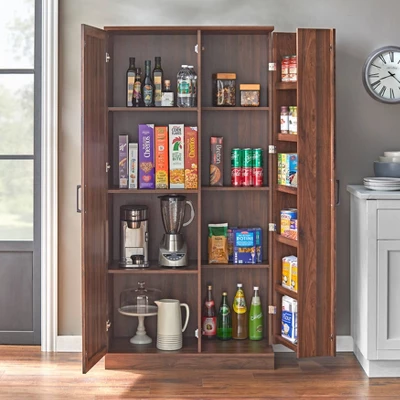 Carino Tall Kitchen Storage Pantry Cabinet - Buylateral 3 Carino Tall Kitchen Storage Pantry Cabinet - Buylateral