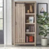 71" Glasbern Tall Farmhouse Barn Door Bookcase Weathered Gray - Buylateral -FURNITURE STORE GUEST 28d06e89 dfbb 4b65 a164 2bda9a9da3b9