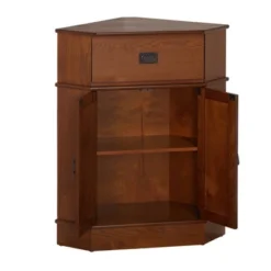 Mission 2 Door 1 Drawer Corner Storage Cabinet Oak - Buylateral -FURNITURE STORE GUEST 2ca5f65a 670d 44ad 9674 8a2c5bcb7a35