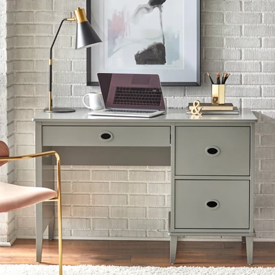 Jamie Student Writing Desk With 3 Drawers - Buylateral 3 Jamie Student Writing Desk With 3 Drawers - Buylateral