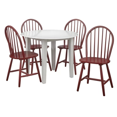 5pc Chadwick Drop Leaf Dining Set With 4 Windsor Chairs - Buylateral 12 5pc Chadwick Drop Leaf Dining Set With 4 Windsor Chairs - Buylateral - Image 10