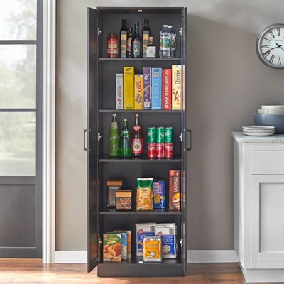 Fenna Storage Pantry Cabinet - Buylateral 3 Fenna Storage Pantry Cabinet - Buylateral