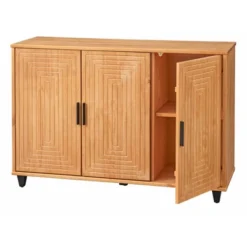 Messina 3 Door Buffet Natural Pine - Buylateral -FURNITURE STORE GUEST 4059daf7 2db4 4720 a747 13e6e0a6f631