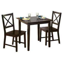 3pc Cross Back Dining Set - Buylateral -FURNITURE STORE GUEST 49bc180e 35d1 4e08 bc80 fe0c29316647