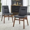 3pc Vance Dining Set Walnut/Black - Buylateral 1 3pc Vance Dining Set Walnut/Black - Buylateral -FURNITURE STORE GUEST 49de58d0 1a7d 4a1c a78a da6ccb02f1ae