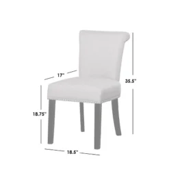 Set Of 2 Adeline Nailhead Parsons Dining Chair Gray - Buylateral: Upholstered, Rubberwood Legs, 250lb Capacity 9 Set Of 2 Adeline Nailhead Parsons Dining Chair Gray - Buylateral: Upholstered, Rubberwood Legs, 250lb Capacity -FURNITURE STORE GUEST 4c02cf8b 4063 414e a3f4 898c4beb1b16