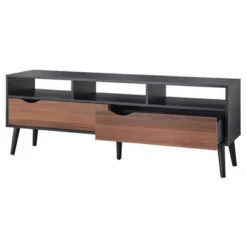 Sundal 2-Drawer TV Stand For TVs Up To 70" With Open Compartments Black/Walnut - Buylateral 7 Sundal 2-Drawer TV Stand For TVs Up To 70" With Open Compartments Black/Walnut - Buylateral -FURNITURE STORE GUEST 5166937c b6de 4ce8 9d49 6c37ed1f82f1