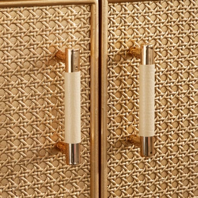 Lati Rattan Door Buffet Antique White/Natural - Buylateral 7 Lati Rattan Door Buffet Antique White/Natural - Buylateral - Image 5