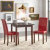 3pc Newark Parson Dining Set Walnut/Red - Buylateral -FURNITURE STORE GUEST 57f8d5a1 8adc 455a 8002 f52c47d5c77e