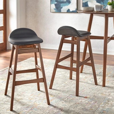 Set Of 2 30" Mid-Century Modern Barstools - Buylateral 3 Set Of 2 30" Mid-Century Modern Barstools - Buylateral