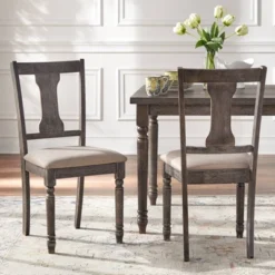 5pc Burntwood Dining Set Gray - Buylateral -FURNITURE STORE GUEST 6353fa64 811e 4a81 807c 3f95d59b6900