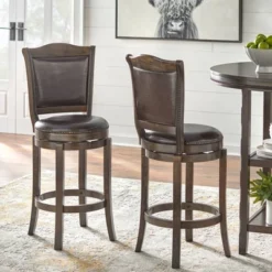 42" 5pc Adam Round Pub Dining Set Brown - Buylateral -FURNITURE STORE GUEST 668e5bb4 36c7 46d3 9792 42e0af3cdff4 1