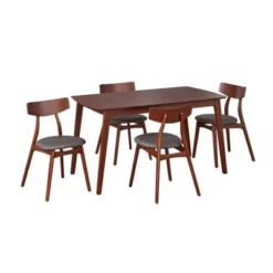 5pc Archer Rectangular Dining Set - Buylateral -FURNITURE STORE GUEST 68da7b69 d8cb 4977 8c7c b247da85596b