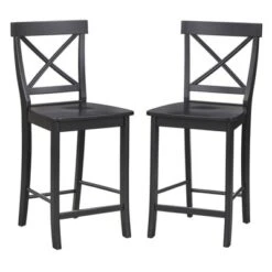 Set Of 2 24" Albury Counter Height Barstools - Buylateral -FURNITURE STORE GUEST 69071755 2dde 483c b2e6 78ad799a5015