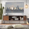 Vintage Living TV Stand For TVs Up To 55" Black/Walnut - Buylateral -FURNITURE STORE GUEST 7169638c edc8 4ec0 8325 7206d63f13bc