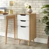 Este 3 Drawer Filing Cabinet Natural/White - Buylateral -FURNITURE STORE GUEST 751b19c6 c4f6 48aa 8a02 6ffd82273540