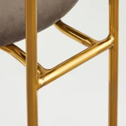 24" Set Of 2 Retro Velvet Counter Height Barstools - Buylateral -FURNITURE STORE GUEST 8203552c 0325 4808 88c1 45e2cd87ecf5