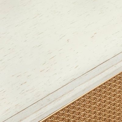 Lati Rattan Door Buffet Antique White/Natural - Buylateral 6 Lati Rattan Door Buffet Antique White/Natural - Buylateral - Image 4