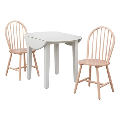 3pc Chadwick Drop Leaf Dining Set With 2 Windsor Chairs - Buylateral 7 3pc Chadwick Drop Leaf Dining Set With 2 Windsor Chairs - Buylateral - Image 5