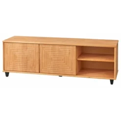 Messina TV Stand For TVs Up To 68" Light Brown - Buylateral -FURNITURE STORE GUEST 8a544305 e1ec 4c9f bcd6 2e2860cc2384