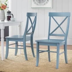 Set Of 2 Albury Cross Back Dining Chairs - Buylateral -FURNITURE STORE GUEST 8c1bbb2a 7b23 47c7 bf92 72f5e680f00d