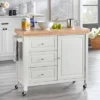Monterey Kitchen Cart White - Buylateral -FURNITURE STORE GUEST 8edd4f63 d561 46a5 883e 9a6febf2ecc7