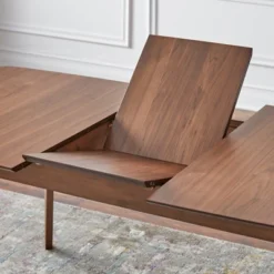 7pc Wave Rectangular Dining Set Walnut/Blue - Buylateral -FURNITURE STORE GUEST 92a2dbba eb73 48f6 95c0 853b904a4091 1