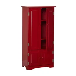 Tall Storage Cabinet Red - Buylateral -FURNITURE STORE GUEST 9bcff1b5 1693 4f86 8f99 d4cf2a24a749