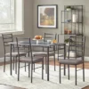 5pc Liv Rectangular Dining Set Black/Gray - Buylateral -FURNITURE STORE GUEST a90296c8 33e2 4062 b162 15a5e01374df