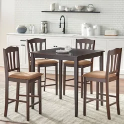 5Pc Contemporary Tribeca Counter Height Dining Set - Buylateral -FURNITURE STORE GUEST a9781440 d5c9 42c1 ae77 c13f59b1cfe1