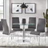 5pc Nora Round Pedestal Table Dining Set Gray/White - Buylateral 2 5pc Nora Round Pedestal Table Dining Set Gray/White - Buylateral -FURNITURE STORE GUEST aa15a9d4 e89d 45c9 a57d bde07ca8a6db