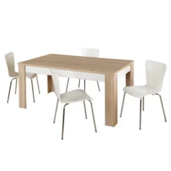Mandy Dining Set Natural/White - Buylateral -FURNITURE STORE GUEST aa2894ce cd78 4c16 a0f3 657804bd9268