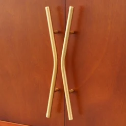 Dennes Mid-Century Modern Wire Accent Storage Cabinet Walnut - Buylateral -FURNITURE STORE GUEST aabaa43b 641e 4024 85f7 2a9229fef293