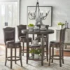 42" 5pc Adam Round Pub Dining Set Brown - Buylateral -FURNITURE STORE GUEST afd79125 1543 43ba 91cb 8fc38333f3b6 2