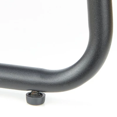 Set Of 2 30" Draper Metal Counter Height Barstool Brown Faux Leather/Black - Buylateral 5 Set Of 2 30" Draper Metal Counter Height Barstool Brown Faux Leather/Black - Buylateral - Image 3