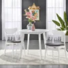 3Pc Tania Dining Set White - Buylateral -FURNITURE STORE GUEST b4773256 7475 4deb 8c74 ad32232f46fc