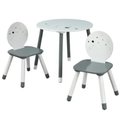3pc Talori Kids' Table And Chair Set Gray/White - Buylateral -FURNITURE STORE GUEST bbd1976b 7484 4af7 9cc4 f4e6f28802d9